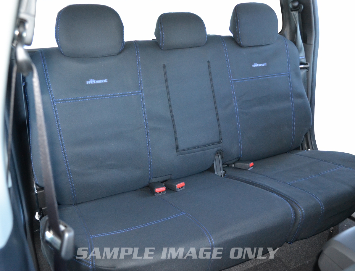 Details about   2018-20 Holden Colorado RG Front Rear Neoprene Seat Covers Set in orange stitch