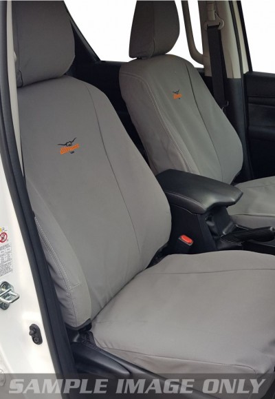 Toyota Hilux N80 Workmate Dual Cab Canvas Seat Covers - How To Wash Toyota Canvas Seat Covers